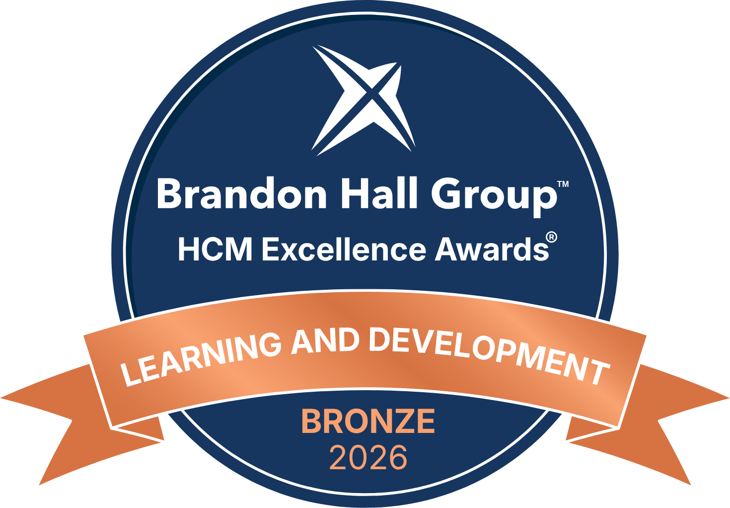 Brandon Hall Group HCM Excellence Awards — Bronze, Learning and Development, 2026