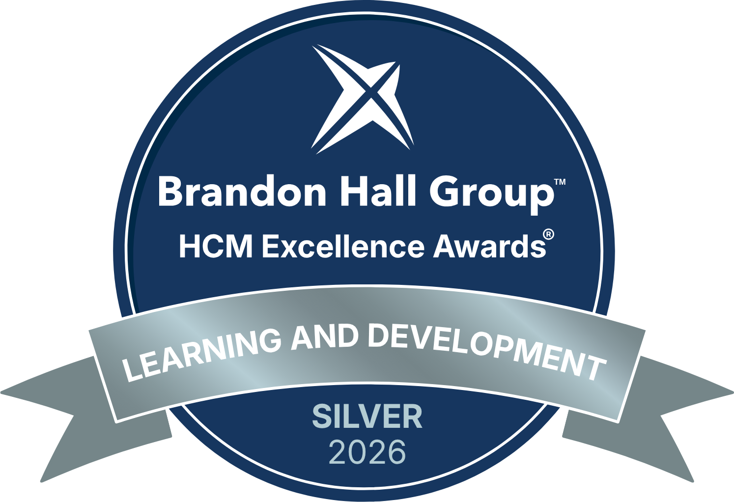 Brandon Hall Group HCM Excellence Awards — Silver, Learning and Development, 2026